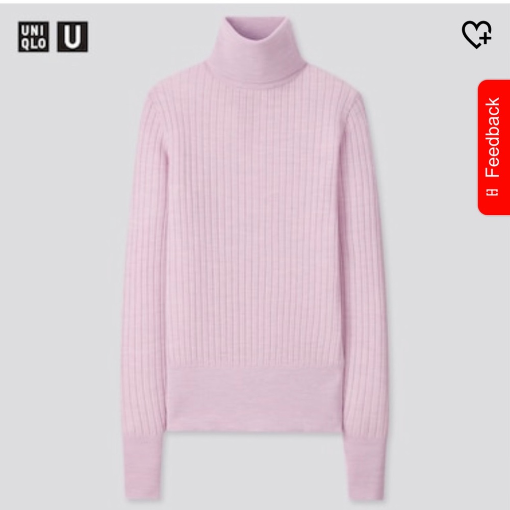 UNIQLO Women U Fine Merino Turtleneck Sweater